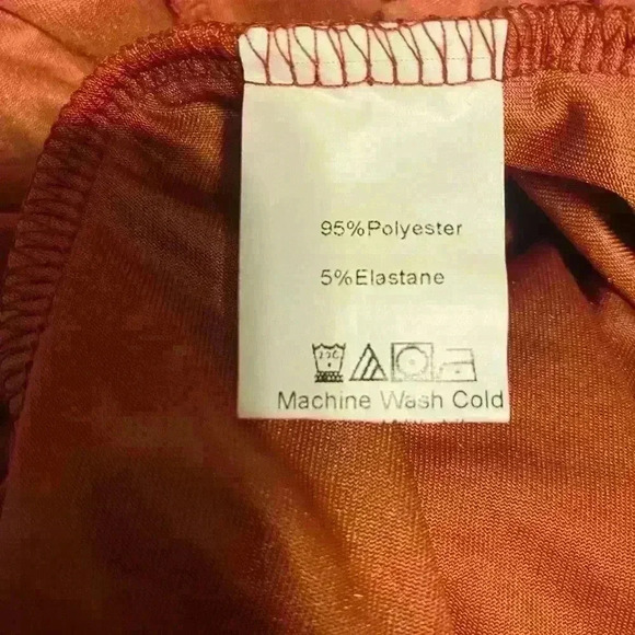 Velvet Slit Ruffled Autumn Wide Leg Boho Pants - Picture 7 of 9